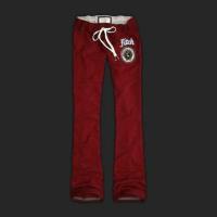 dames abercrombie sweatpants wit lace-up fitch rood Best Verkopende n2z9l802